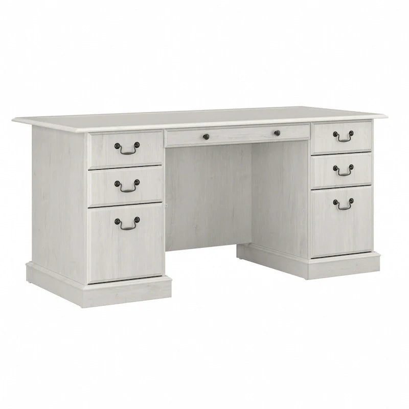 Saratoga Executive Desk with Drawers and Storage by Bush Furniture 5