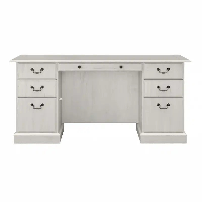Saratoga Executive Desk with Drawers and Storage by Bush Furniture 6