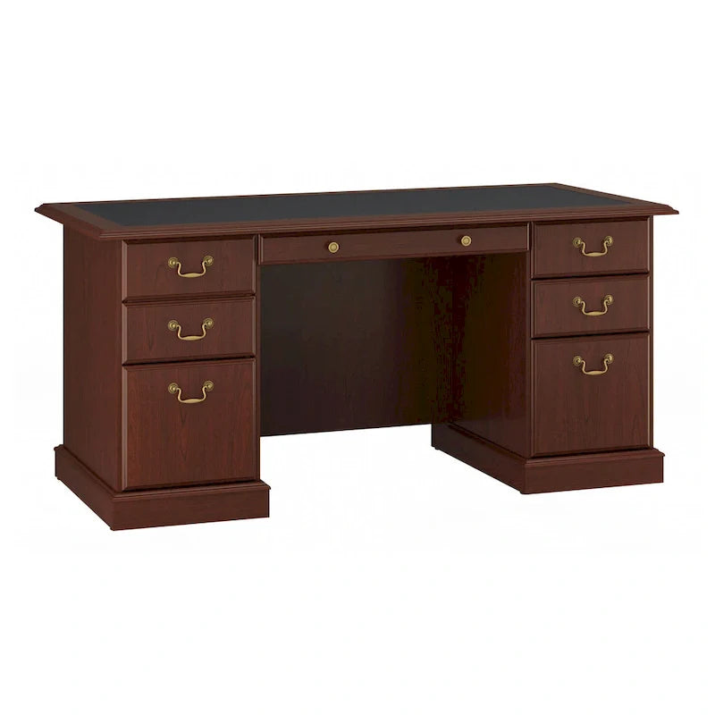 Saratoga Executive Desk with Drawers and Storage by Bush Furniture 15