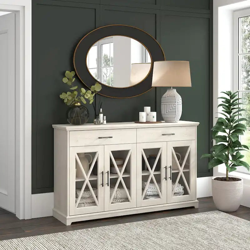 Lennox 60-Inch Buffet Cabinet with Drawers by Bush Furniture 1