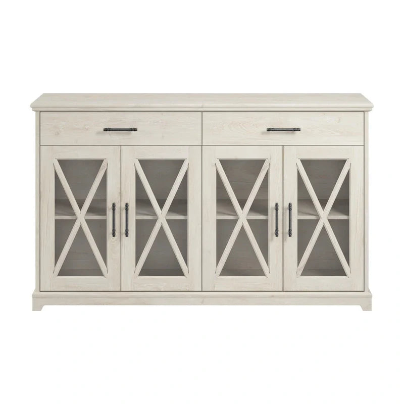 Lennox 60-Inch Buffet Cabinet with Drawers by Bush Furniture 8