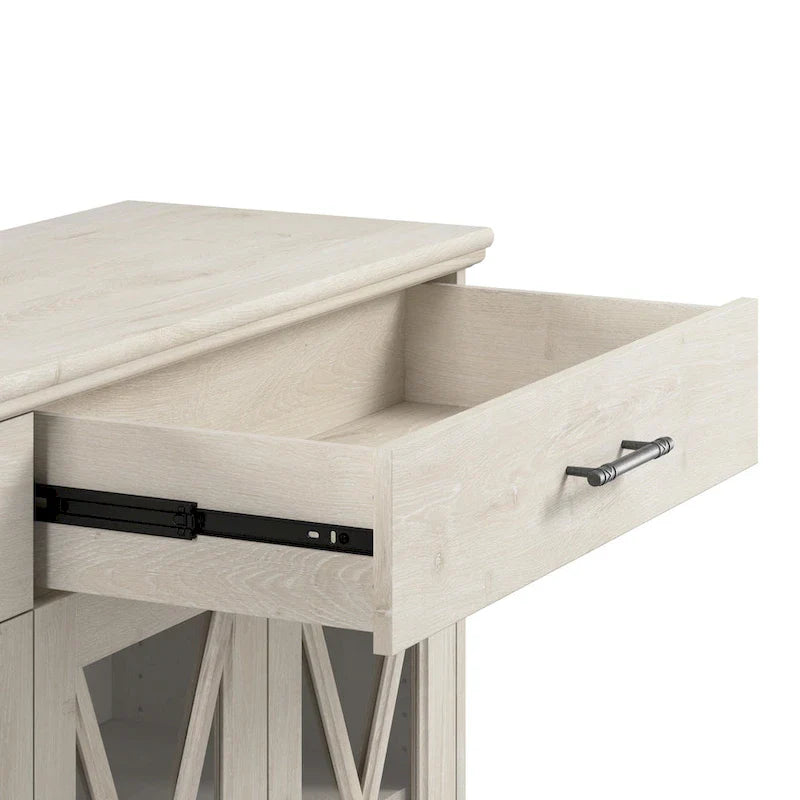 Lennox 60-Inch Buffet Cabinet with Drawers by Bush Furniture 9
