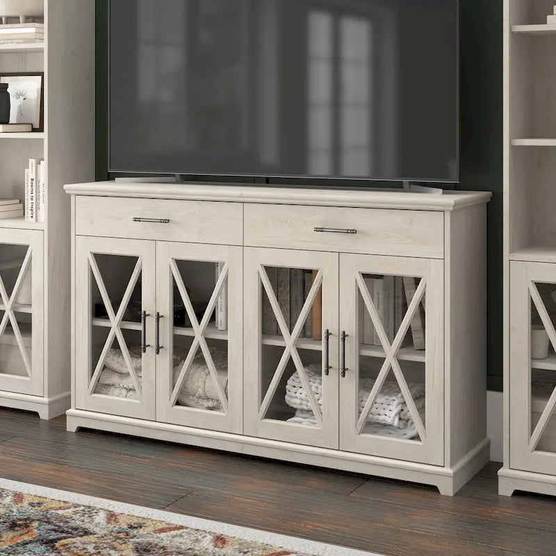 Lennox 60-Inch Buffet Cabinet with Drawers by Bush Furniture 11