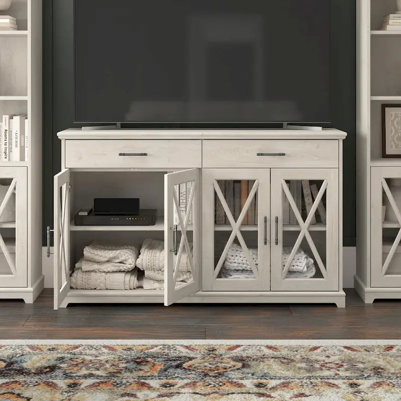 Lennox 60-Inch Buffet Cabinet with Drawers by Bush Furniture 12