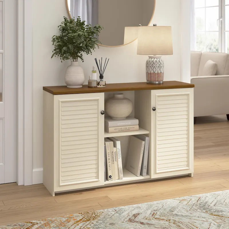 Bush Furniture Fairview Accent Cabinet Featuring Doors and Shelves 14