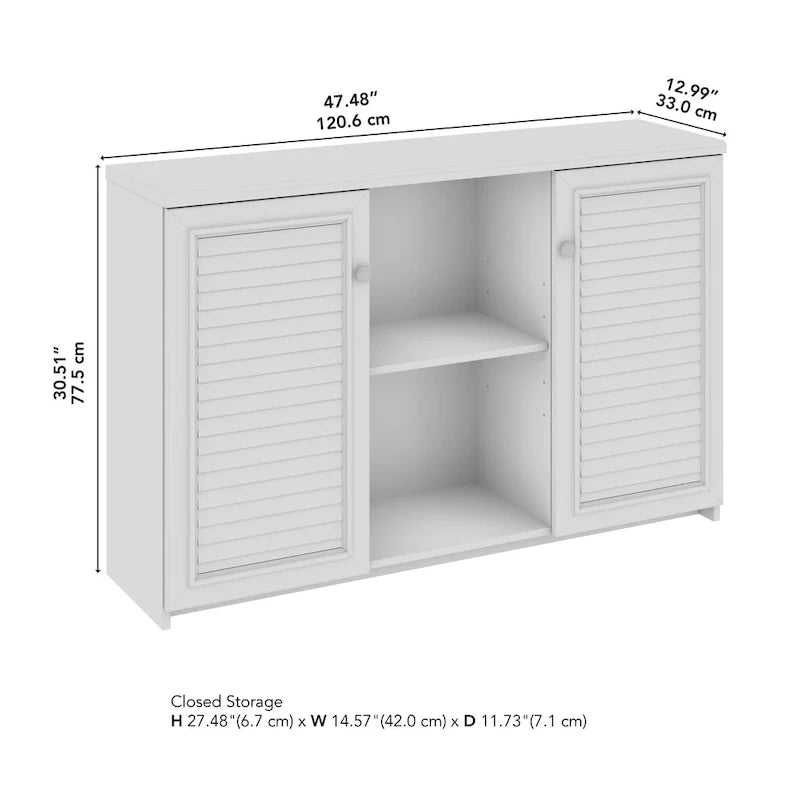 Bush Furniture Fairview Accent Cabinet Featuring Doors and Shelves 3