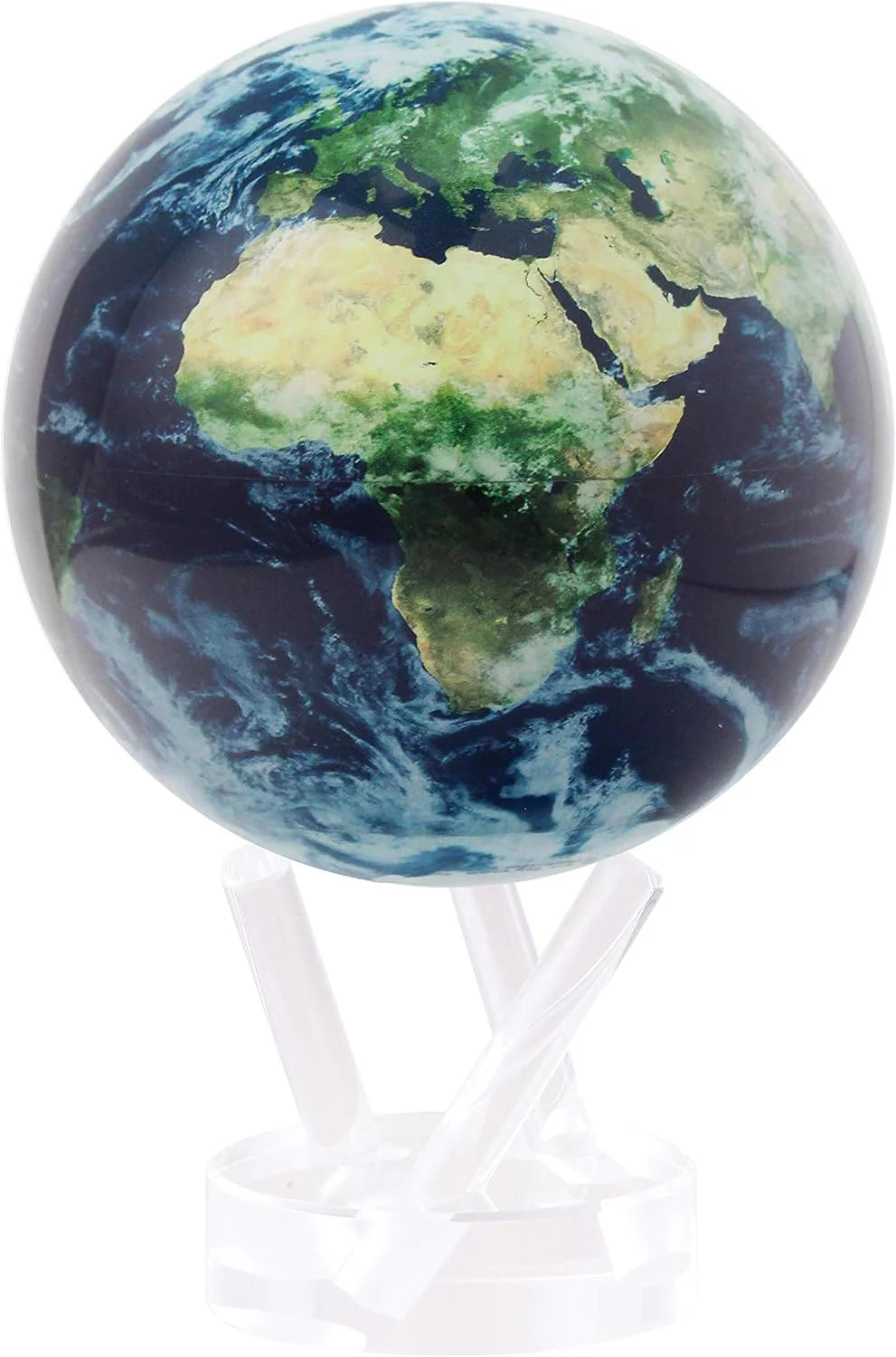 MOVA 4.5" Self-Rotating Globe Earth with Clouds, Light Powered 1