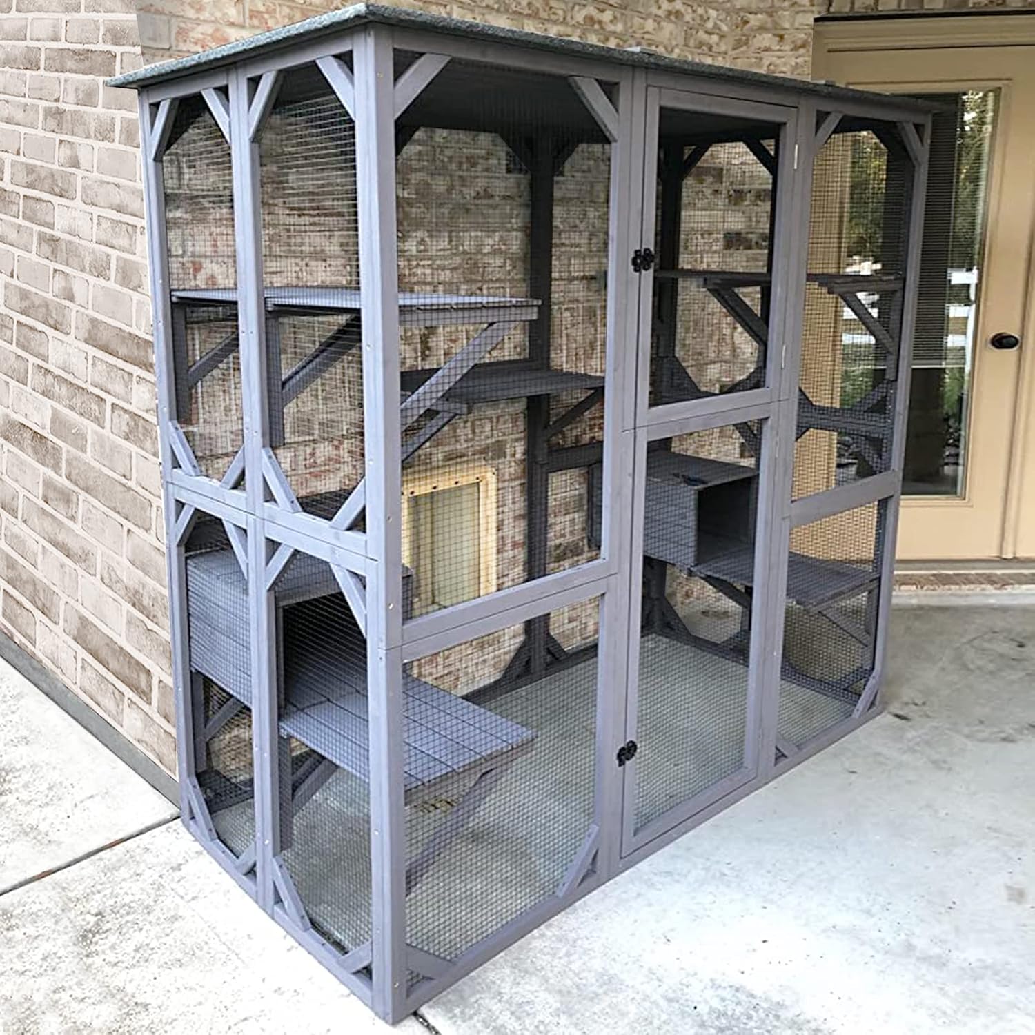 Catio Outdoor Cat Enclosure - Large Walk-In Kitty Cage 3