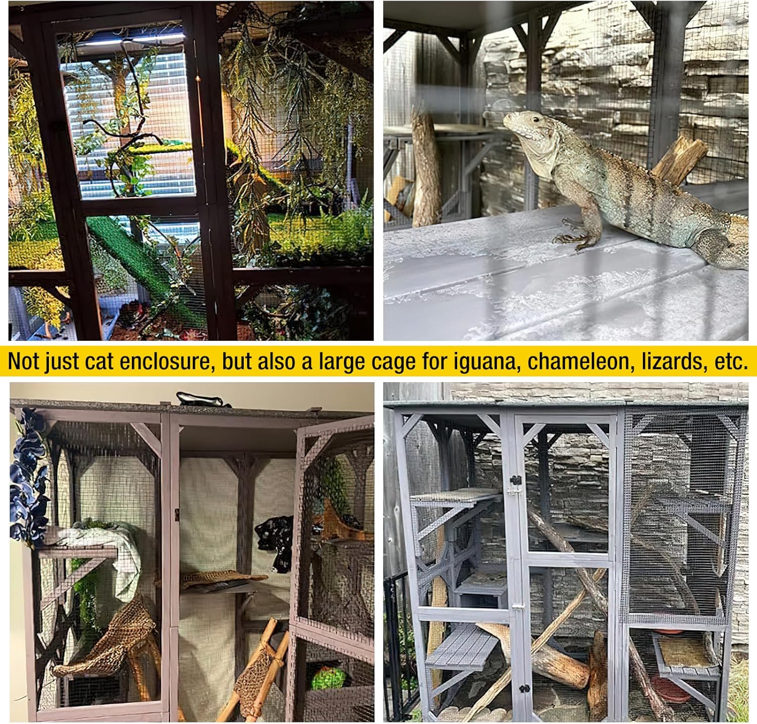 Catio Outdoor Cat Enclosure - Large Walk-In Kitty Cage 10