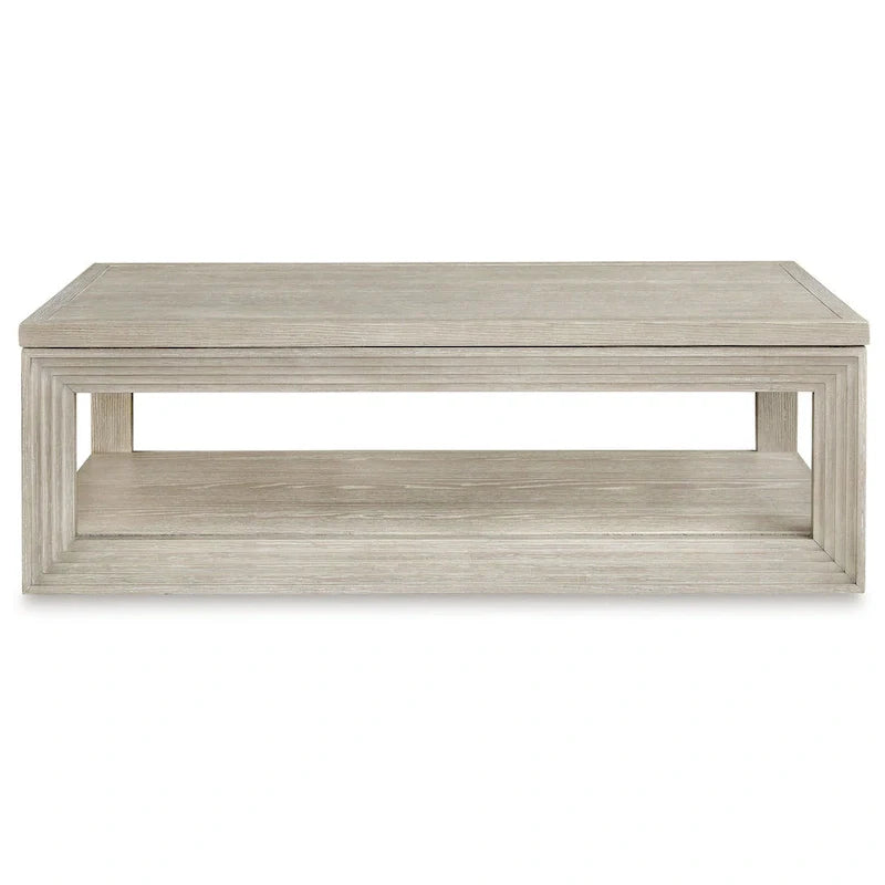 Marz 54-Inch Weathered Gray Lift-Top Coffee Table with Hidden Storage 2
