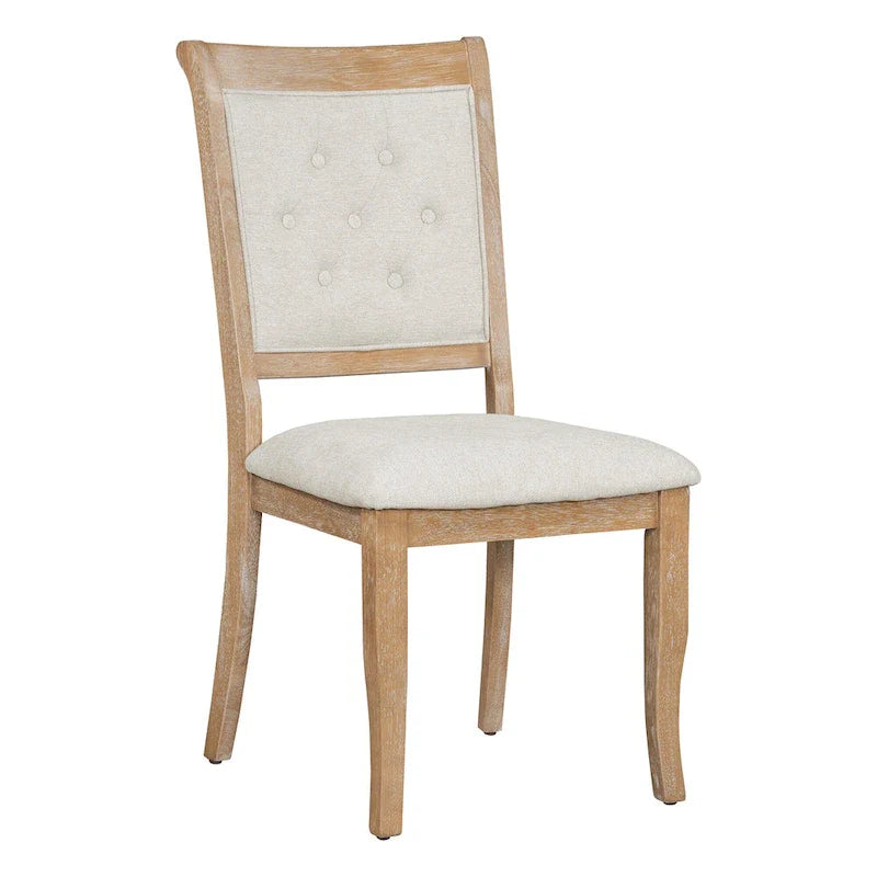 GDFStudio Lak Retro 5-Piece Dining Set with Upholstered Chairs 20