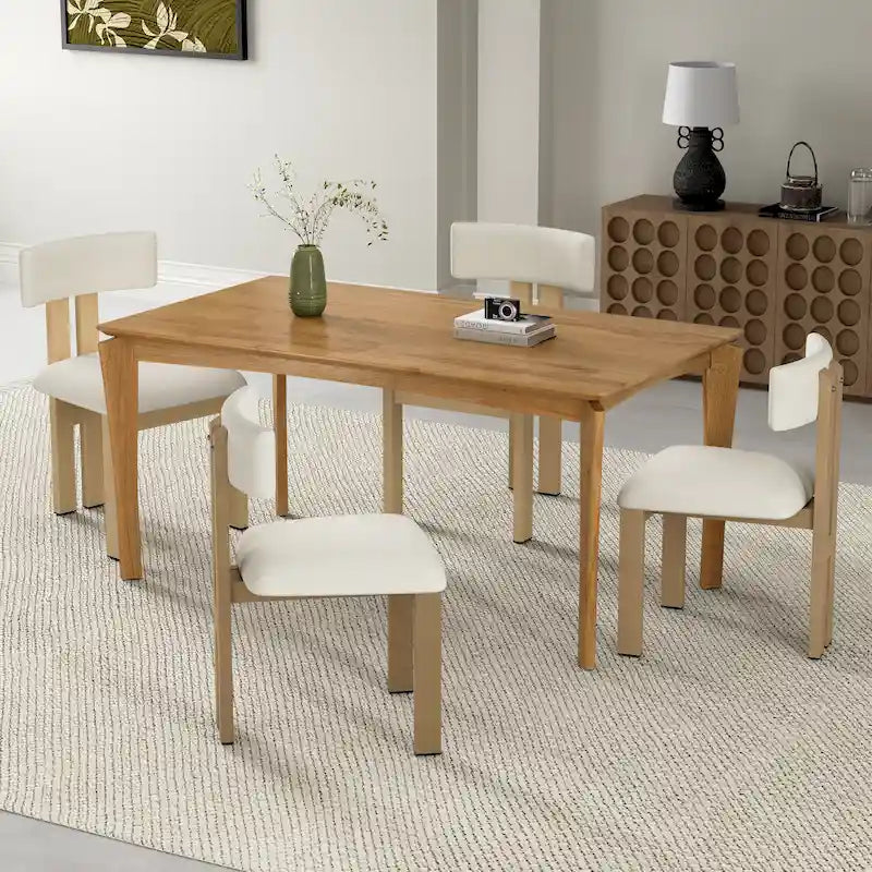 Set of 4 Astura Upholstered Dining Chairs with Iron Frame by Christopher Knight Home 34