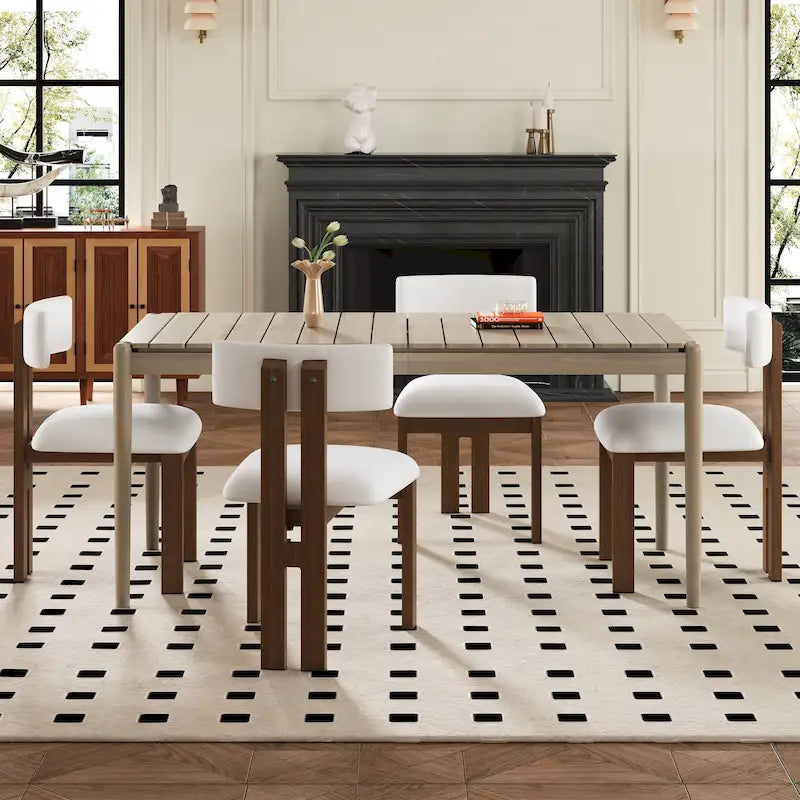 Set of 4 Astura Upholstered Dining Chairs with Iron Frame by Christopher Knight Home 36