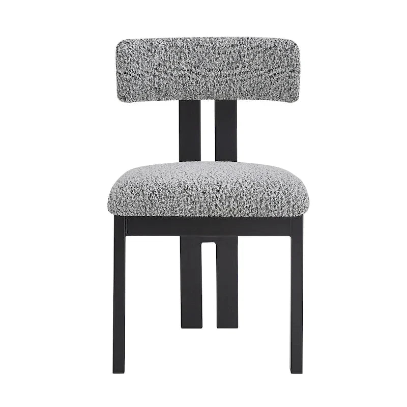 Set of 4 Astura Upholstered Dining Chairs with Iron Frame by Christopher Knight Home 5