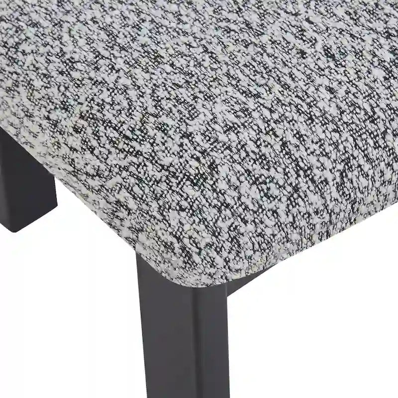 Set of 4 Astura Upholstered Dining Chairs with Iron Frame by Christopher Knight Home 13