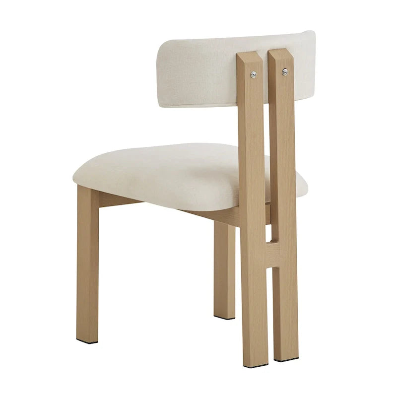 Set of 4 Astura Upholstered Dining Chairs with Iron Frame by Christopher Knight Home 20