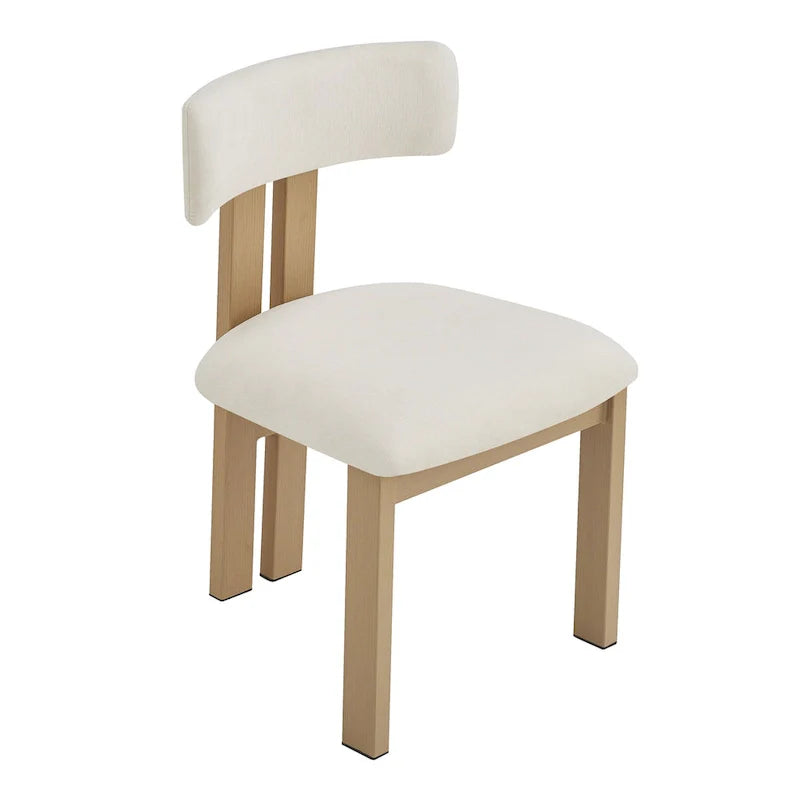 Set of 4 Astura Upholstered Dining Chairs with Iron Frame by Christopher Knight Home 21