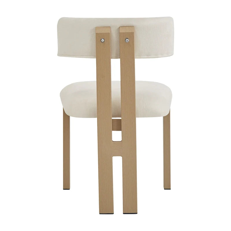 Set of 4 Astura Upholstered Dining Chairs with Iron Frame by Christopher Knight Home 24