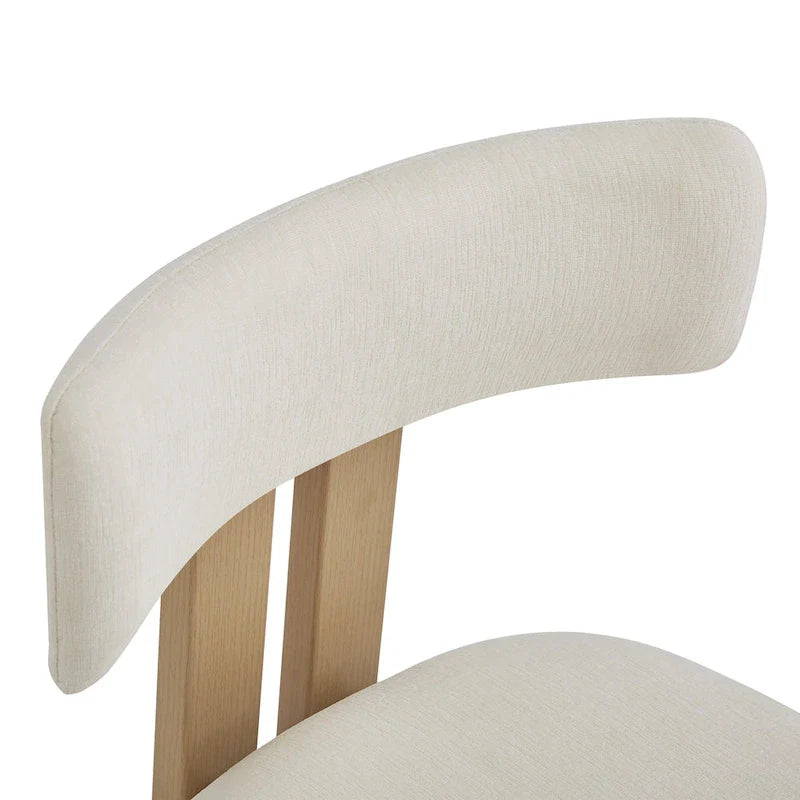 Set of 4 Astura Upholstered Dining Chairs with Iron Frame by Christopher Knight Home 26