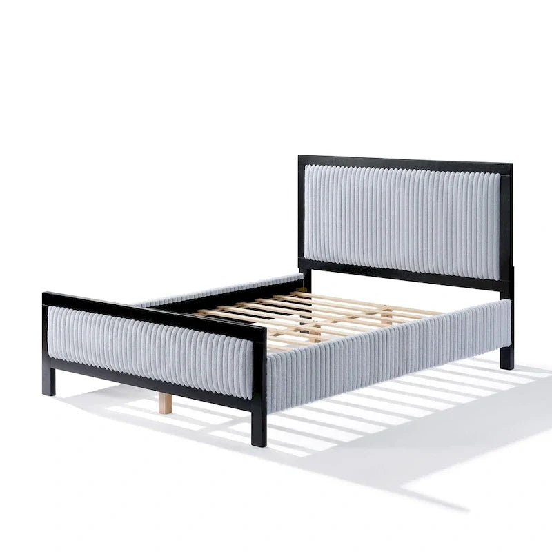 Christopher Knight Home Upholstered Platform Bed with Soft Headboard - King/Queen Size 14
