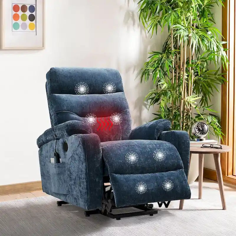 Christopher Knight Home Electric Lift Recliner Chair with Massage Function 6