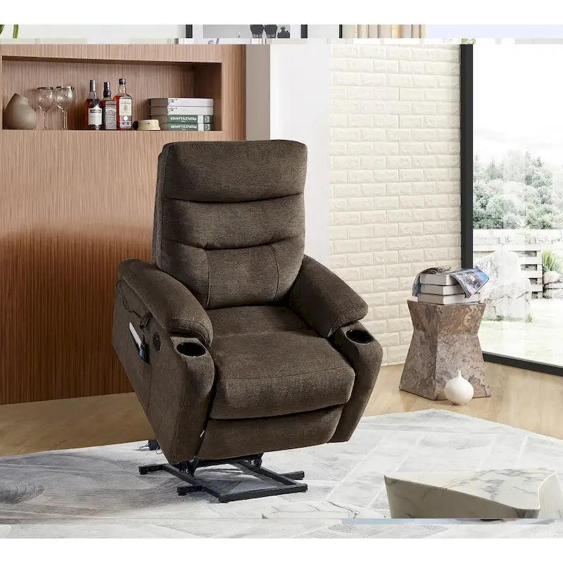 Christopher Knight Home Electric Lift Recliner Chair with Massage Function 7