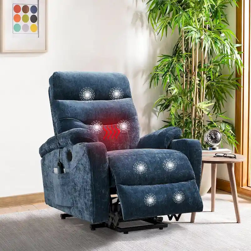 Christopher Knight Home Electric Lift Recliner Chair with Massage Function 3