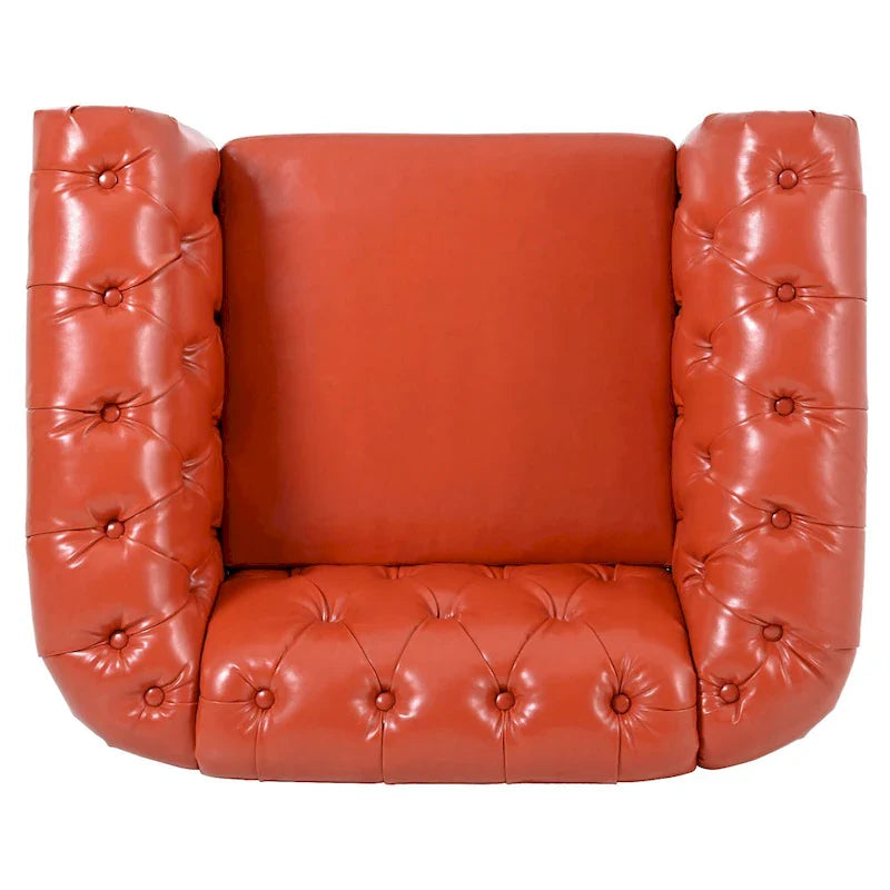 Christopher Knight Home - Winston Faux Leather Chesterfield Club Chair 15