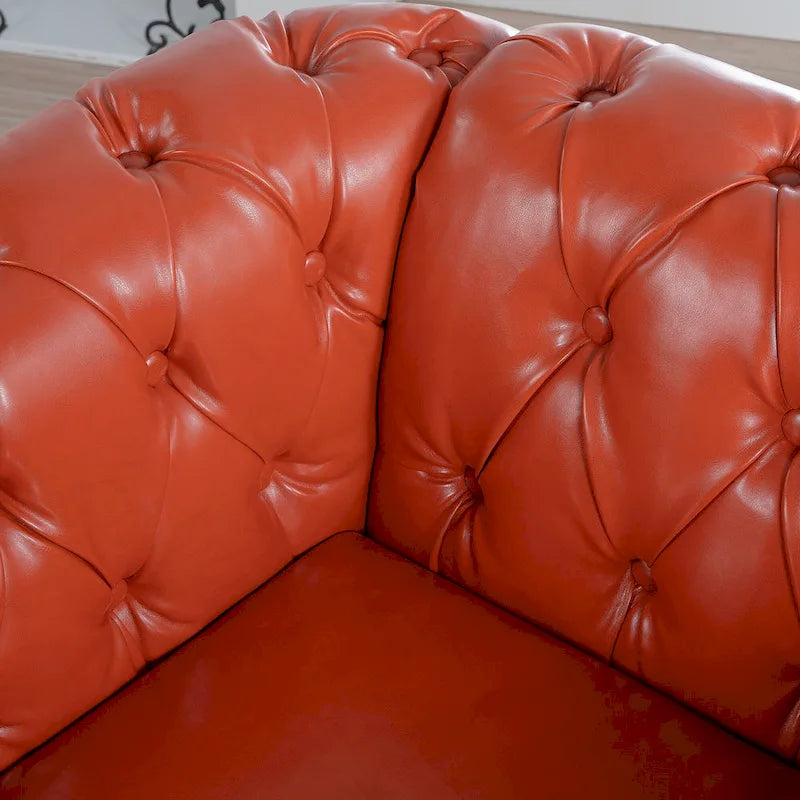 Christopher Knight Home - Winston Faux Leather Chesterfield Club Chair 20