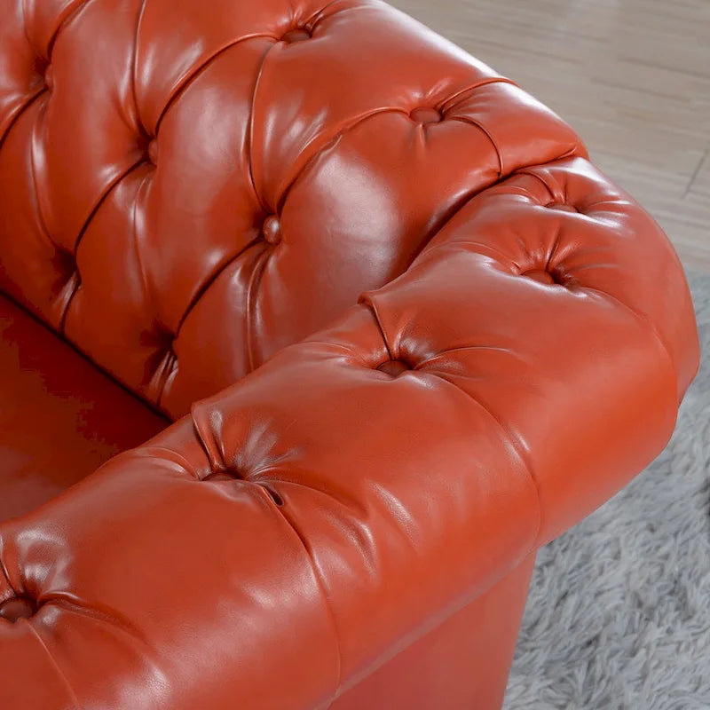 Christopher Knight Home - Winston Faux Leather Chesterfield Club Chair 21