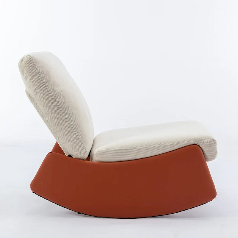 GDFStudio Contemporary Rocking Recliner with Footrest 9