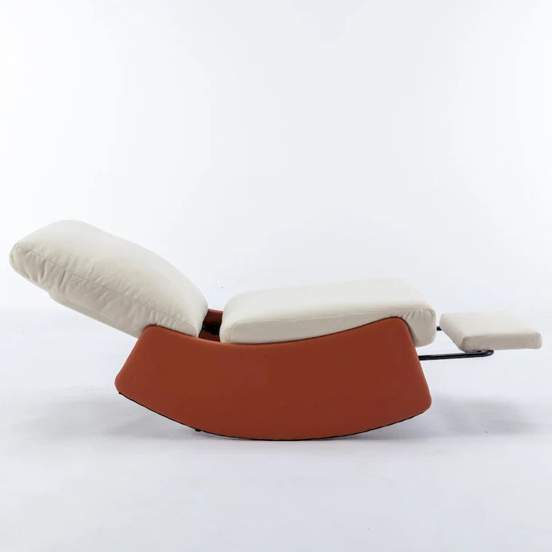 GDFStudio Contemporary Rocking Recliner with Footrest 10