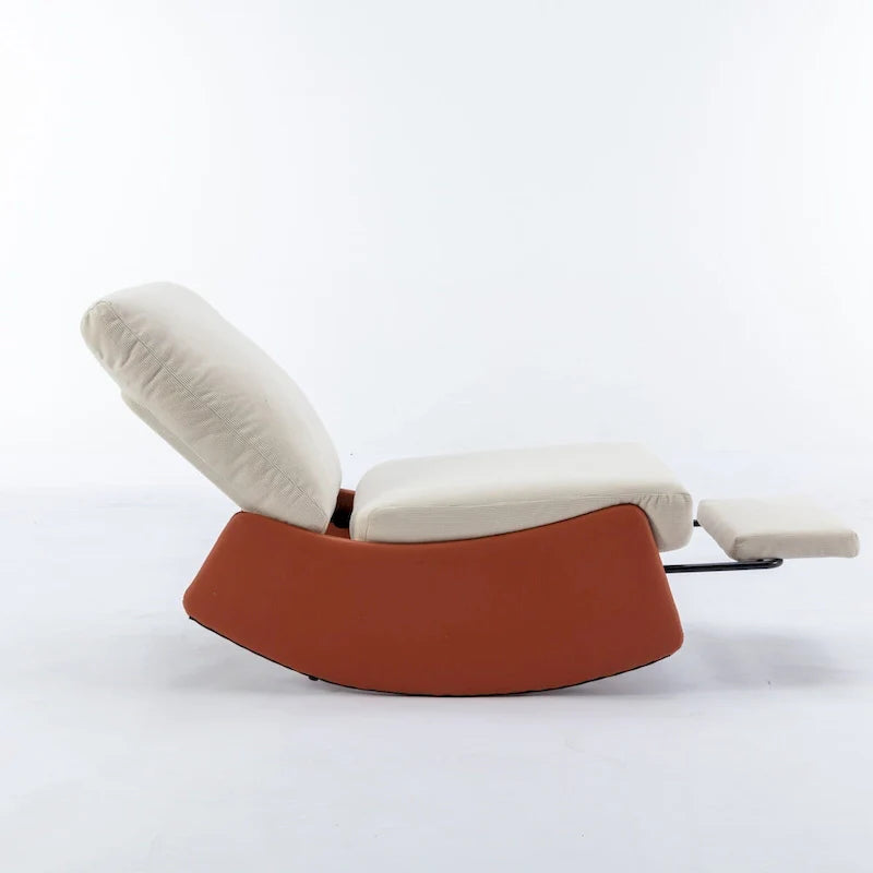 GDFStudio Contemporary Rocking Recliner with Footrest 11