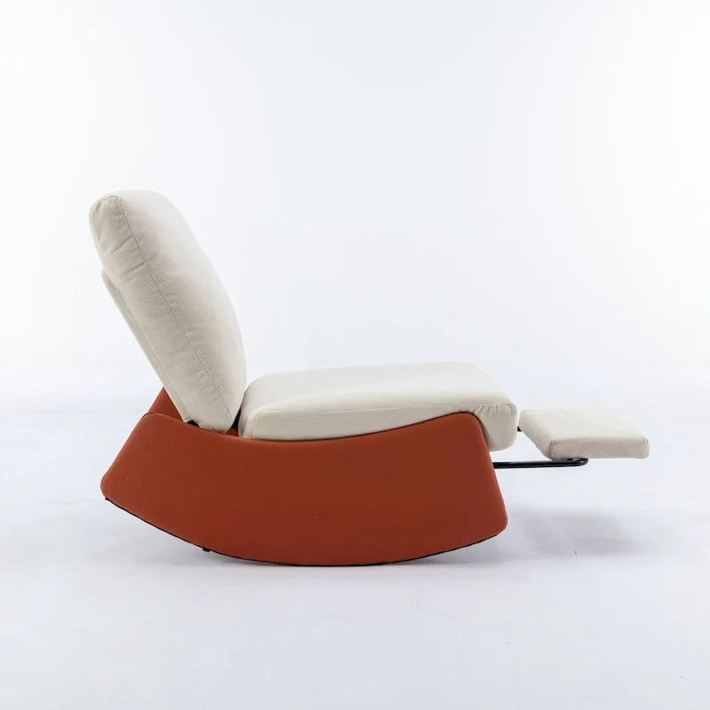 GDFStudio Contemporary Rocking Recliner with Footrest 12