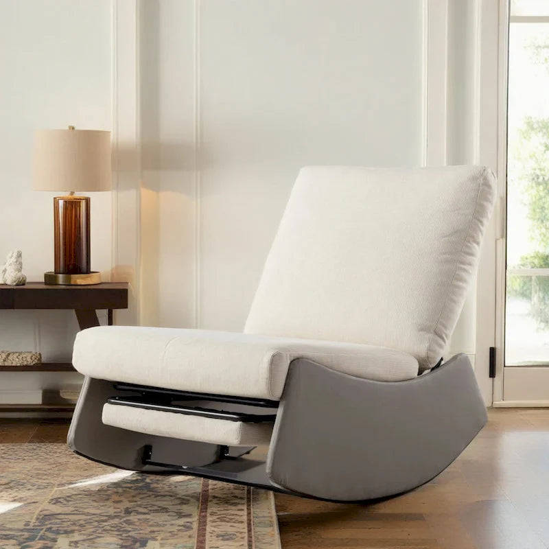 GDFStudio Contemporary Rocking Recliner with Footrest 18