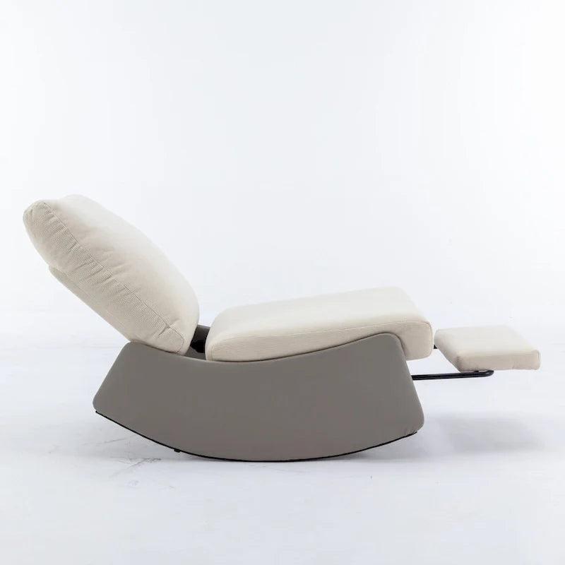 GDFStudio Contemporary Rocking Recliner with Footrest 26