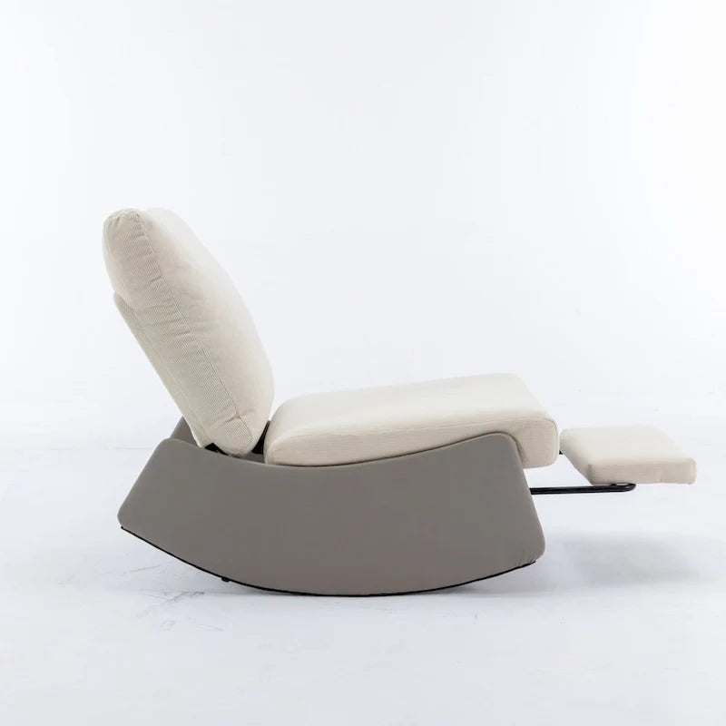 GDFStudio Contemporary Rocking Recliner with Footrest 27