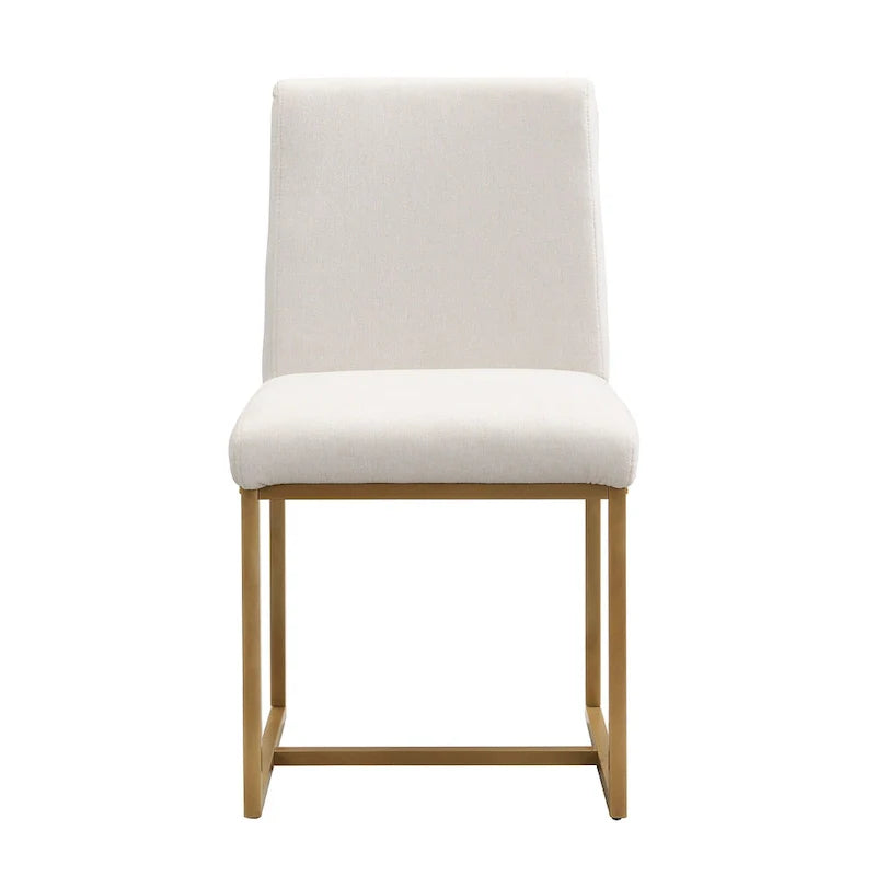 GDFStudio Carter Contemporary Rectangular Dining Set with Faux Marble Table and Six Upholstered Chairs 19