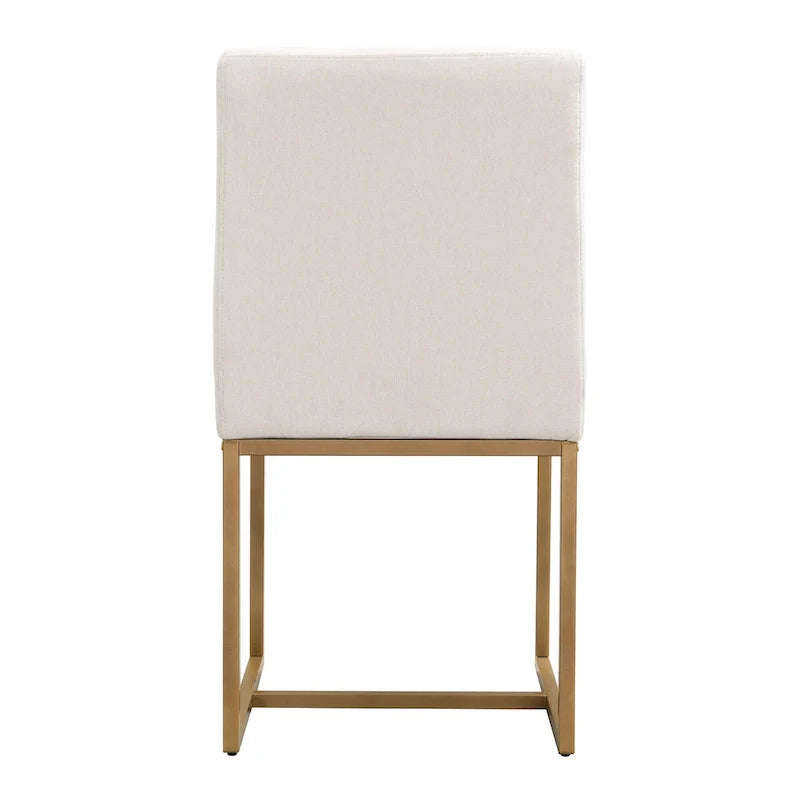 GDFStudio Carter Contemporary Rectangular Dining Set with Faux Marble Table and Six Upholstered Chairs 20