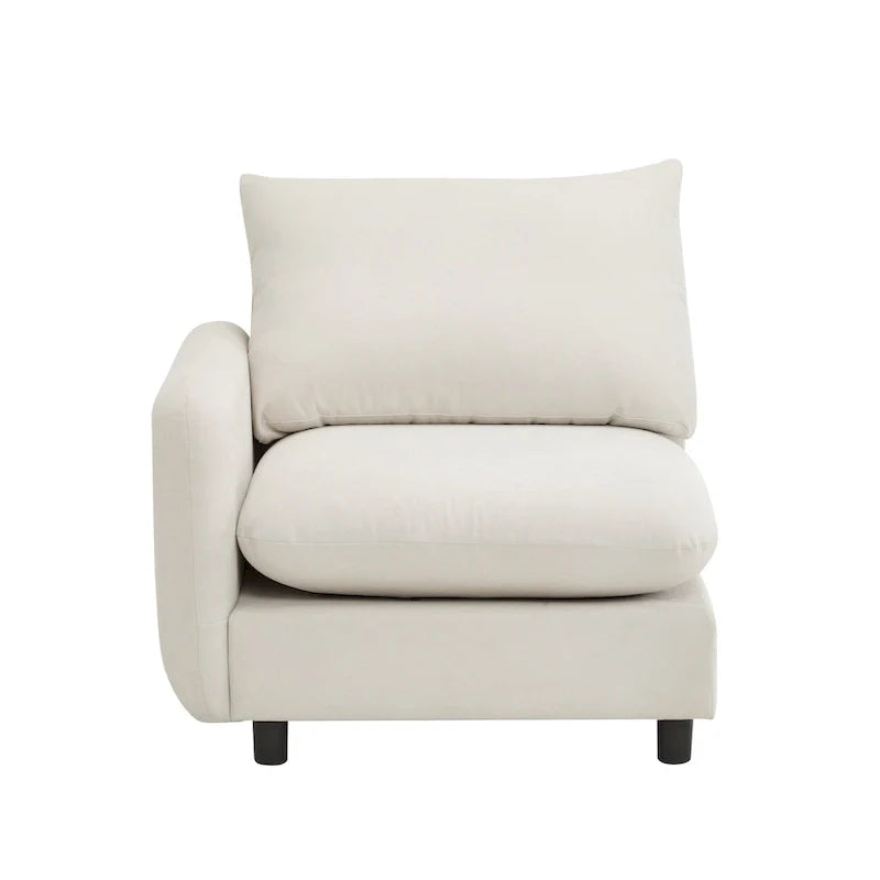 Christopher Knight Home - Evelyn Contemporary Modular L-Shaped Upholstered Sectional Sofa 6