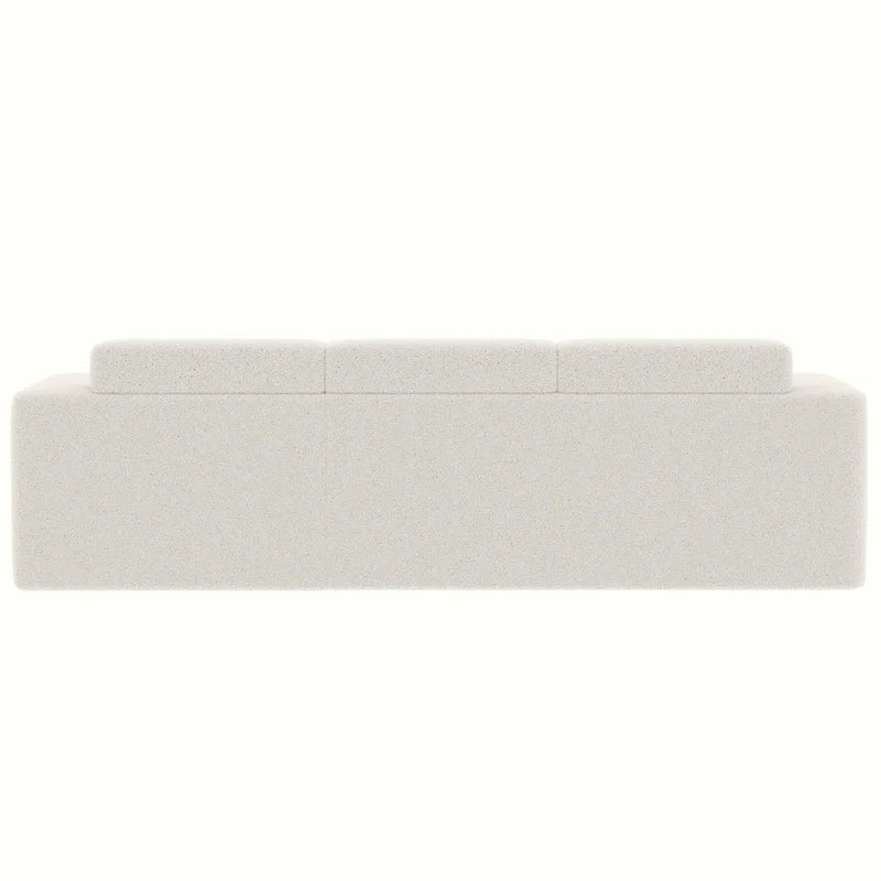 L Shaped Sectional Sofa with Upholstered Cushions and Modular Design 9
