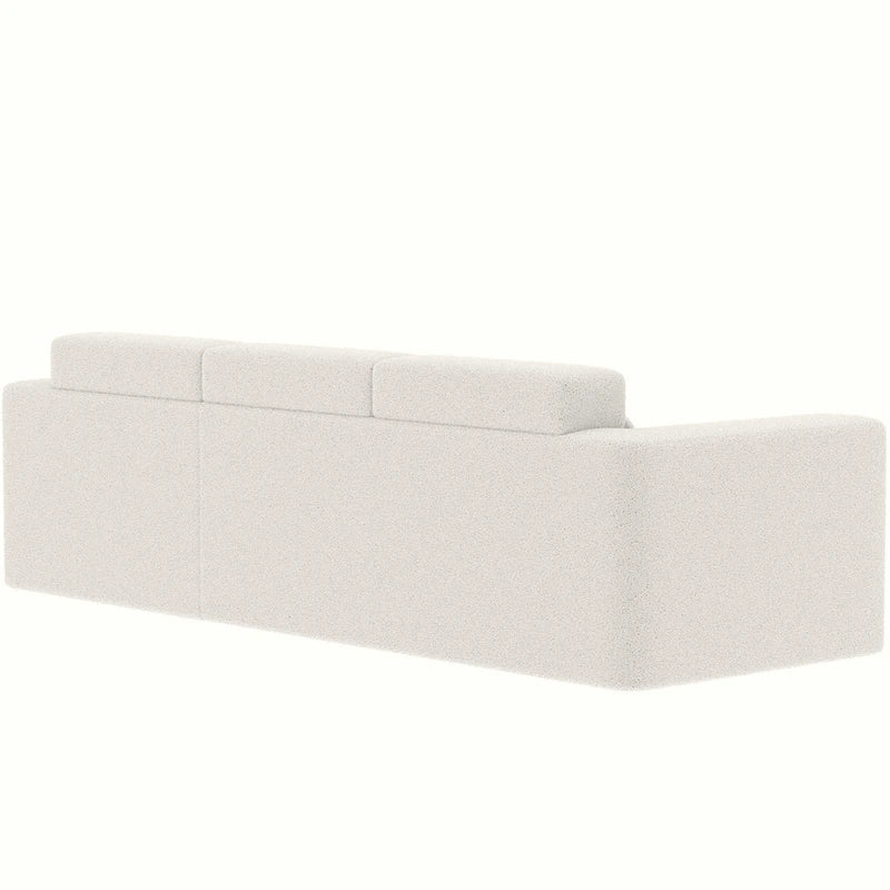 L Shaped Sectional Sofa with Upholstered Cushions and Modular Design 10