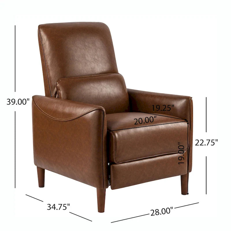 Christopher Knight Home Fabric Reclining Armchair 23