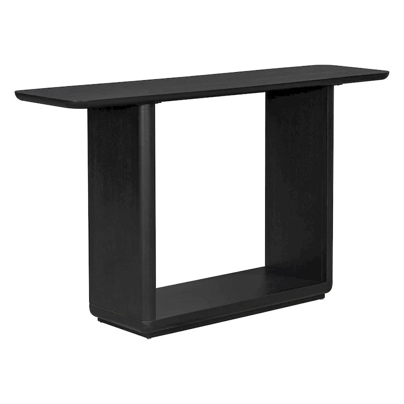 Christopher Knight Home - Mirod Stylish Minimalist Console Table with Curved Corners and U-Base 5