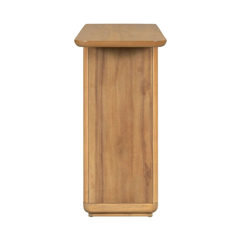 Christopher Knight Home - Mirod Stylish Minimalist Console Table with Curved Corners and U-Base 22