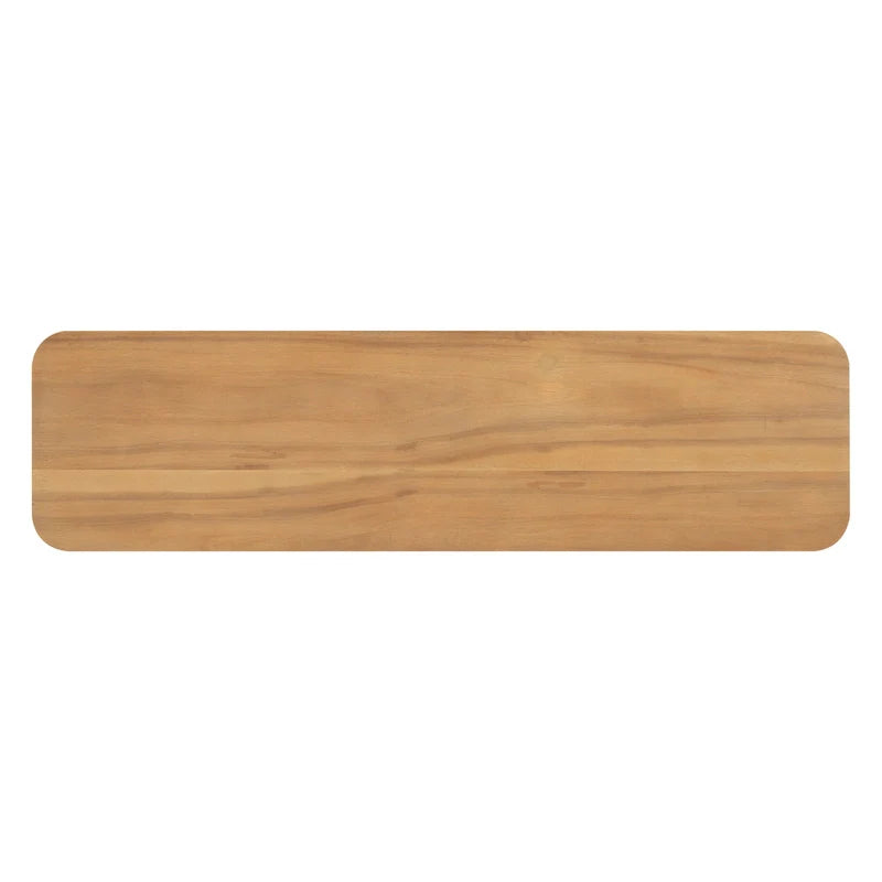 Christopher Knight Home - Mirod Stylish Minimalist Console Table with Curved Corners and U-Base 26