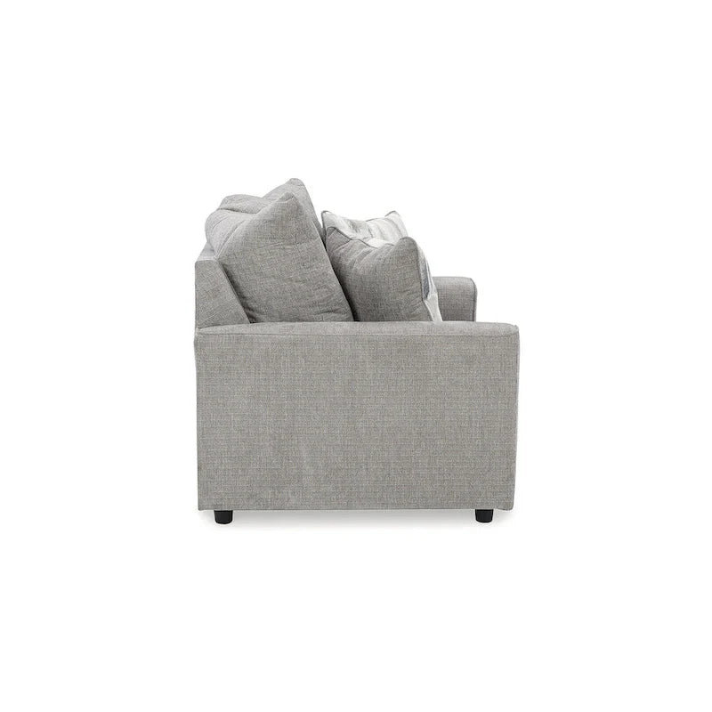 Signature Design by Ashley Stairatt Gray 4-Piece Upholstered Set - Dimensions: 86W x 38D x 39H 10