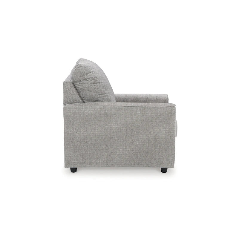 Signature Design by Ashley Stairatt Gray 4-Piece Upholstered Set - Dimensions: 86W x 38D x 39H 12