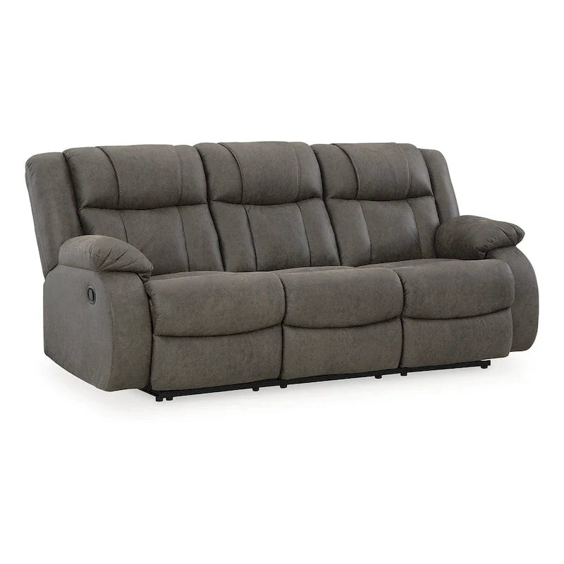 Signature Design by Ashley First Base Gray 3-Piece Upholstery Set - Dimensions: 86W x 40D x 41H 4