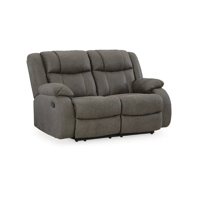 Signature Design by Ashley First Base Gray 3-Piece Upholstery Set - Dimensions: 86W x 40D x 41H 9